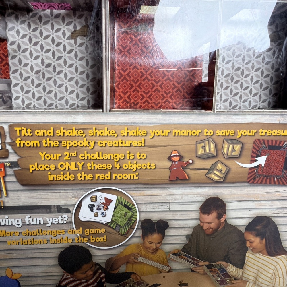 Shaky Manor - The Tilted Treasure Hunt! Board Game By Blue Orange 100% Complete - Picture 14 of 16